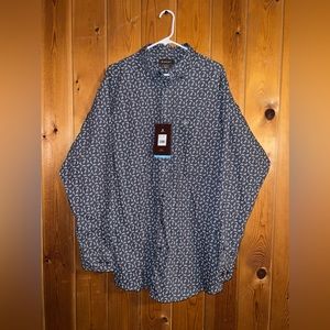 Ariat, Men’s Size XL-Tall, Western Cactus, Long Sleeve, Button Up.